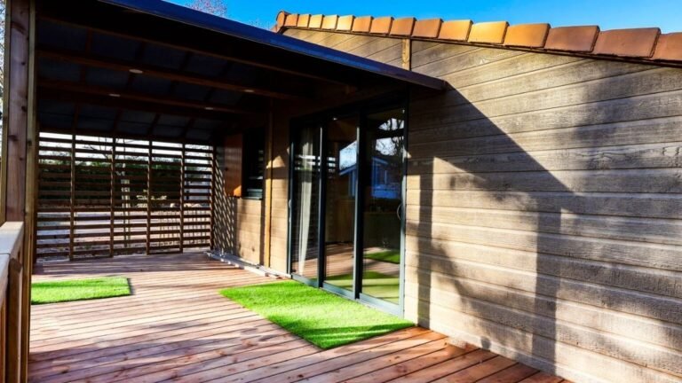 La terrasse d'un mobil-home, coût et matériaux